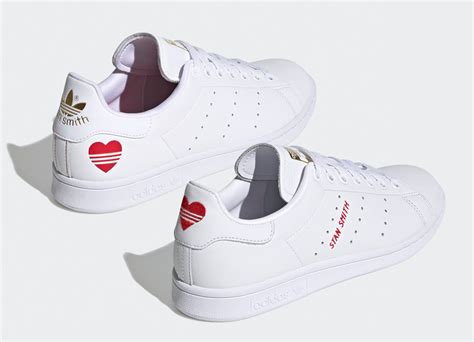 adidas originals stan smith sneaker in weiß und grau|Adidas originals stan smith valentine.